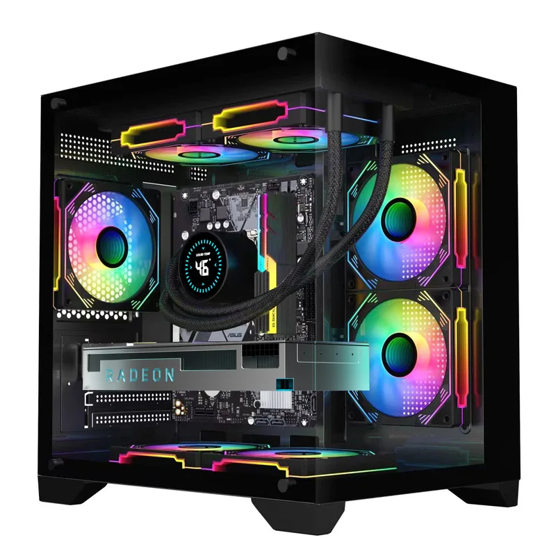 Pc Gaming Rtx 3060 - Core i5 12400F、RTX3060 12G、DDR4 RGB、H610マザーボード搭載のフルゲーミングPC、カスタムコンピューターセット、デスクトップゲーミングPC