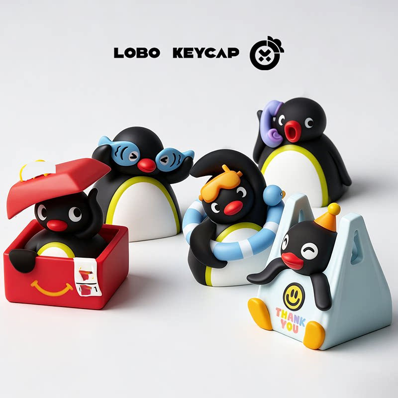 Custom Keycaps - PINGUペンギンセカンドバレットシリーズパーソナライズキーキャップキュートなメカニカルキーキャップクリエイティブセカンドメーカーカスタマイズESCキーギフト