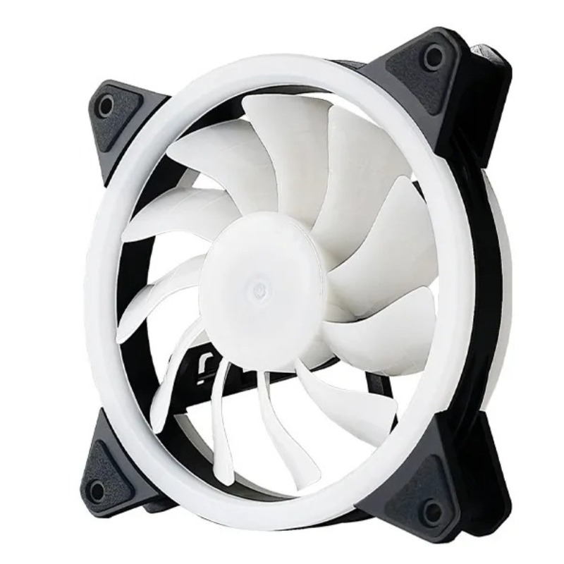 Pc Gaming Rgb - 120mm RGB 静音調整可能PC冷却ファン IRリモコン付き 高風量CPUクーラー マルチパック