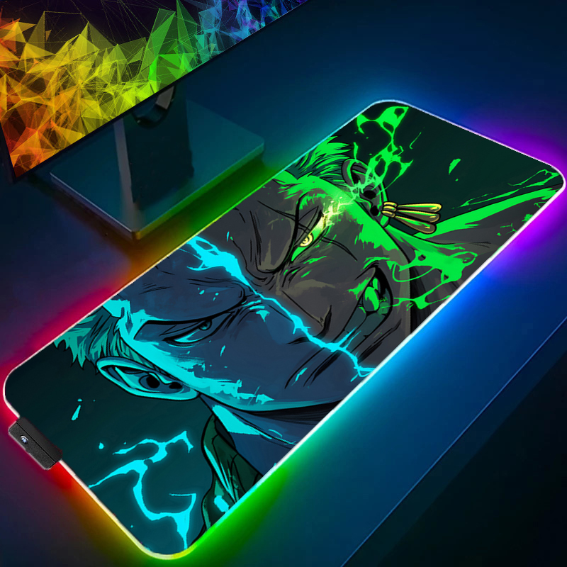 Pc Gaming Rgb - ワンピースゾロマウスパッド RGB ゲームアクセサリー Gabinete ゲーマー PC