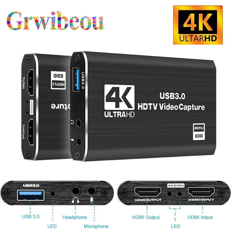 Sound Card Usb - 4K USB 3.0 ビデオキャプチャカード HDMI対応 1080P