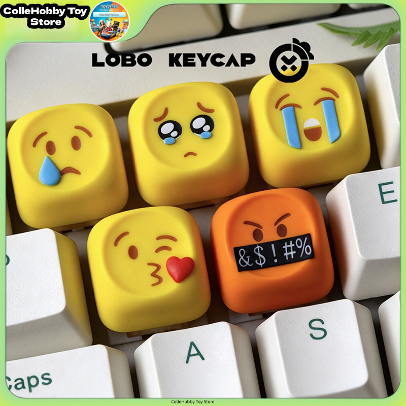 Custom Keycaps - ロボキーキャップ、レジン製、職人による手作り、カスタムEscキー、メカニカルゲーミングキーボード用、装飾アクセサリー、大人向け、コレクターへのギフト。
