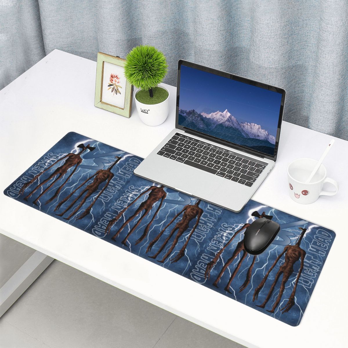 大型マウスパッド サイレンヘッド VS ライトヘッド ゲーマ - Pc Gaming Vs Laptop Gaming のレビューと価格