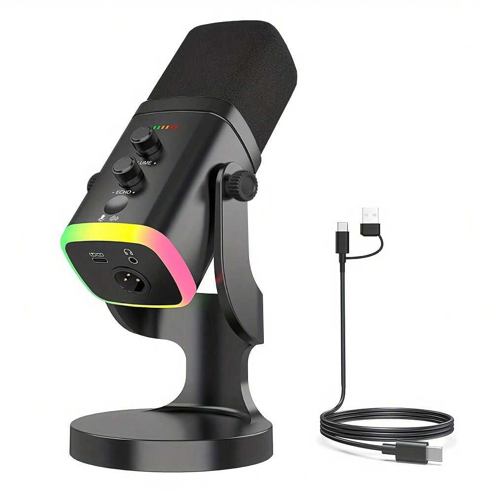 ストリーミングとゲーム用のXLR/USBダイナミックマイク、 - Pc Gaming Youtubers のレビューと価格