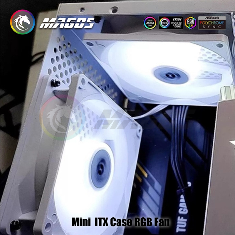 ミニ ITX ケース ARGB ファン 8 センチメートル  - Argb Case Fan のレビューと価格