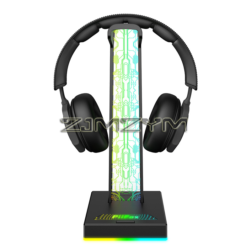 RGBゲーミングヘッドホンスタンド デュアルUSBポート 3 - Pc Gaming Rgb のレビューと価格