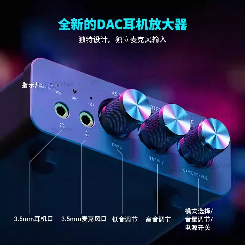 K5 PRO MINI ステレオDACヘッドホンアンプ 外付 - Sound Card Usb のレビューと価格