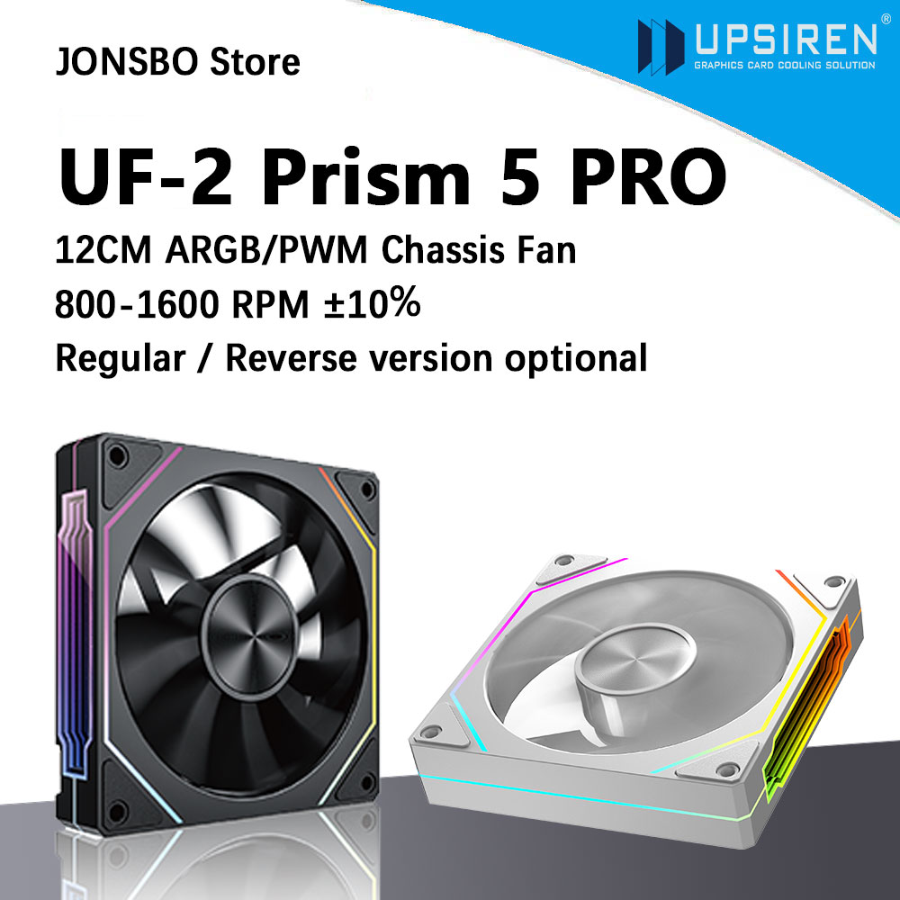 UPSIREN UF-2 PRISM 5 PRO 12CM  - Argb Case Fan のレビューと価格
