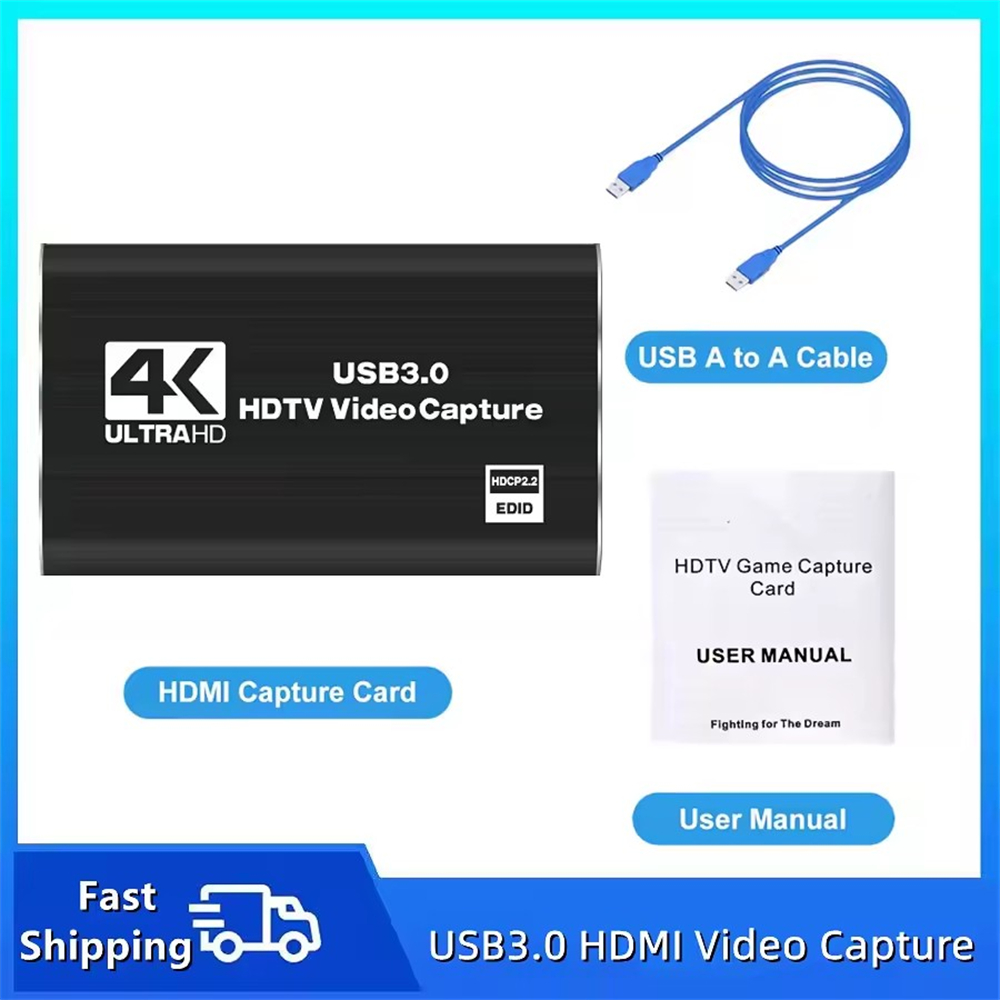 Roreta 4K USB 3.0 ビデオキャプチャカード、 - Sound Card Usb のレビューと価格