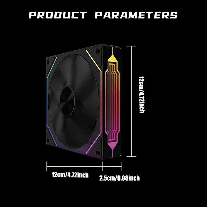 PRISM 4 RS 12cm ARGB 4ピン コンピュー - Argb Case Fan のレビューと価格