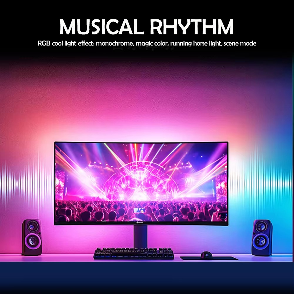 RGB ゲーミングライト ストリップ モニター バックライト - Pc Gaming Rgb のレビューと価格