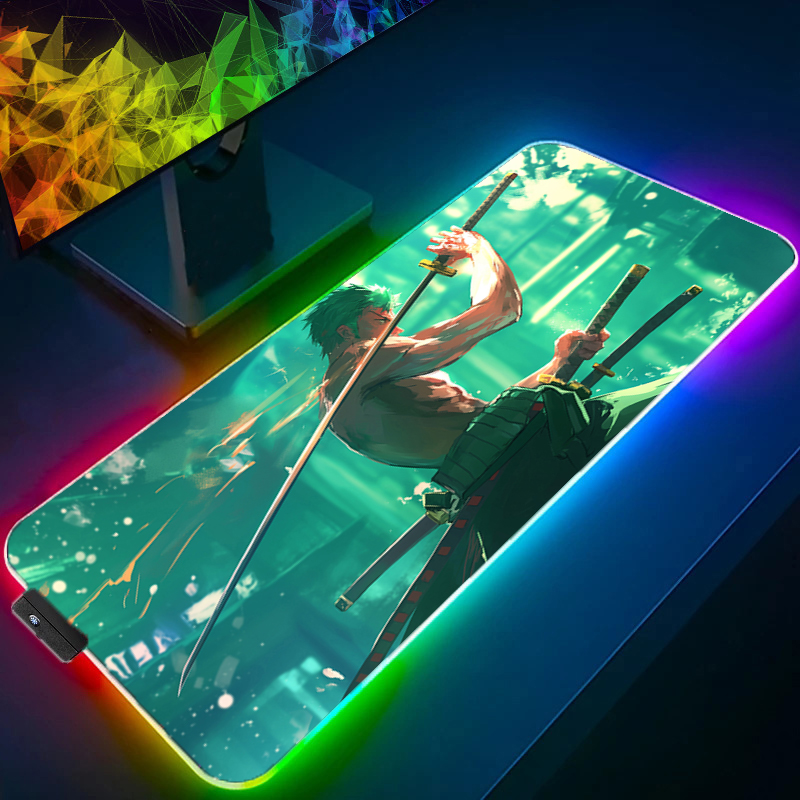 ワンピースゾロマウスパッド RGB ゲームアクセサリー Ga - Pc Gaming Rgb のレビューと価格
