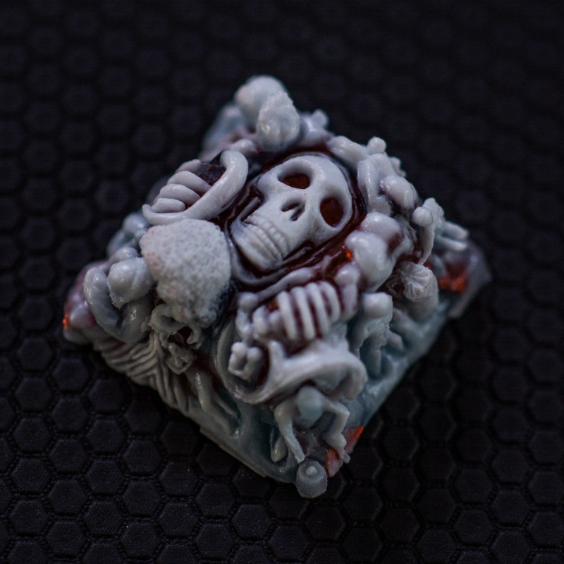 ゲームボーイカスタムスケルトンレジンキーキャップ（メカニカル - Custom Keycaps のレビューと価格