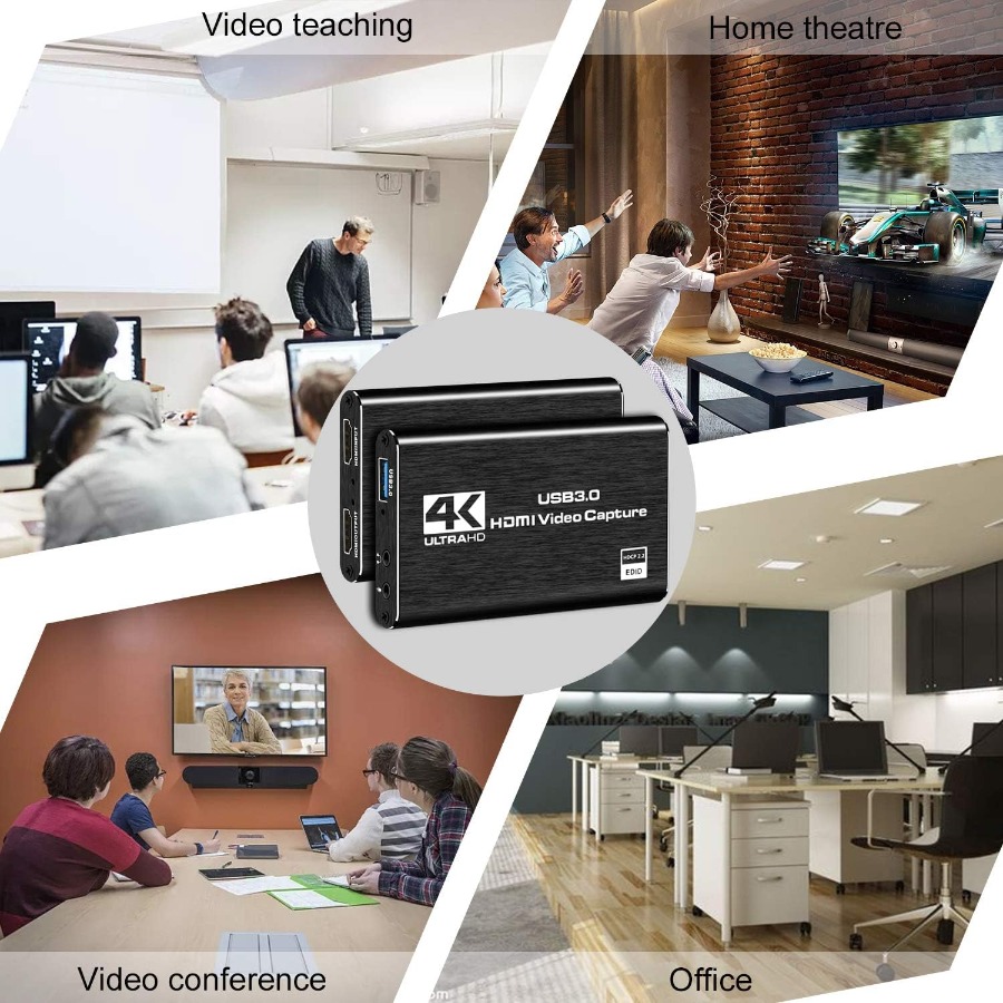 4K USB 3.0 ビデオキャプチャカード HDMI対応  - Sound Card Usb のレビューと価格