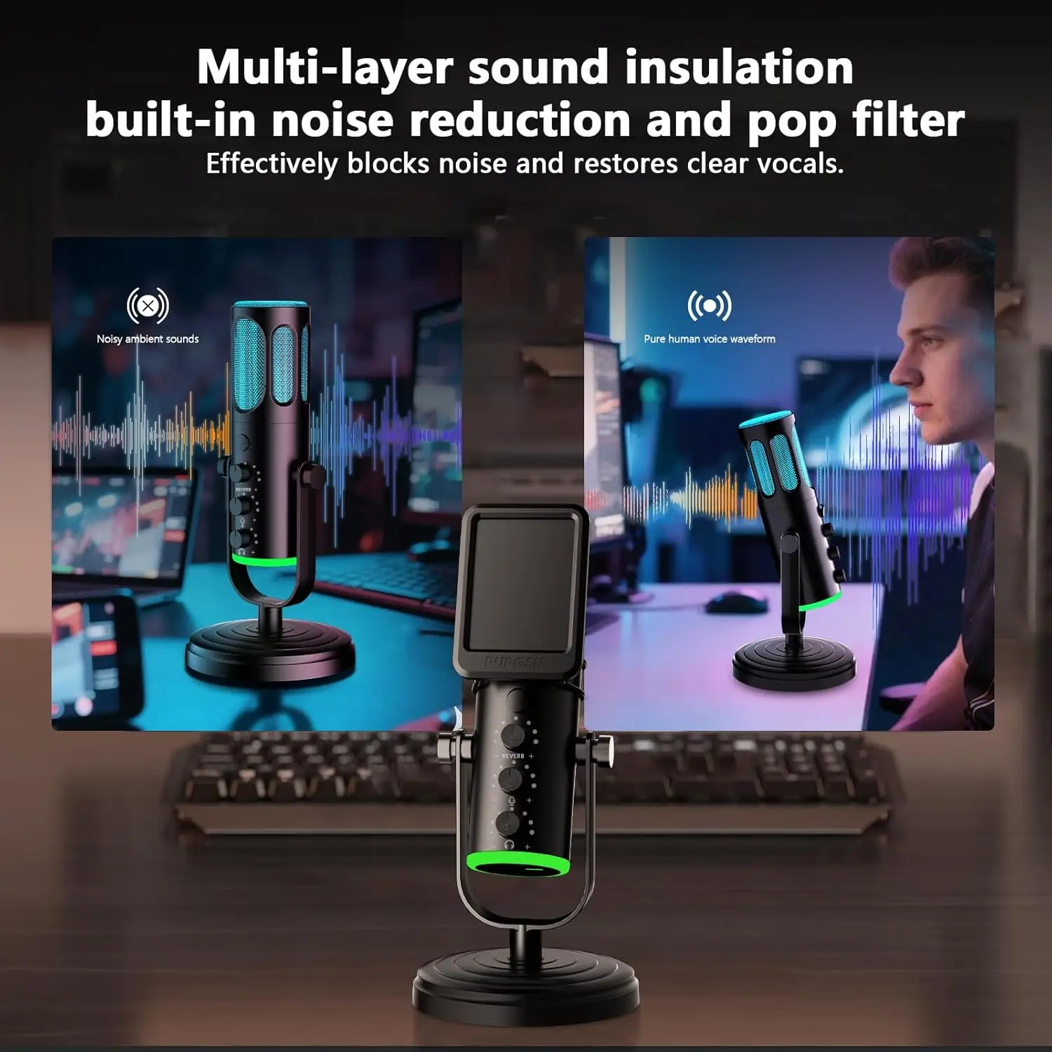 PUPGSIS USB PC マイク、Mac&Windows - Pc Gaming Youtubers のレビューと価格