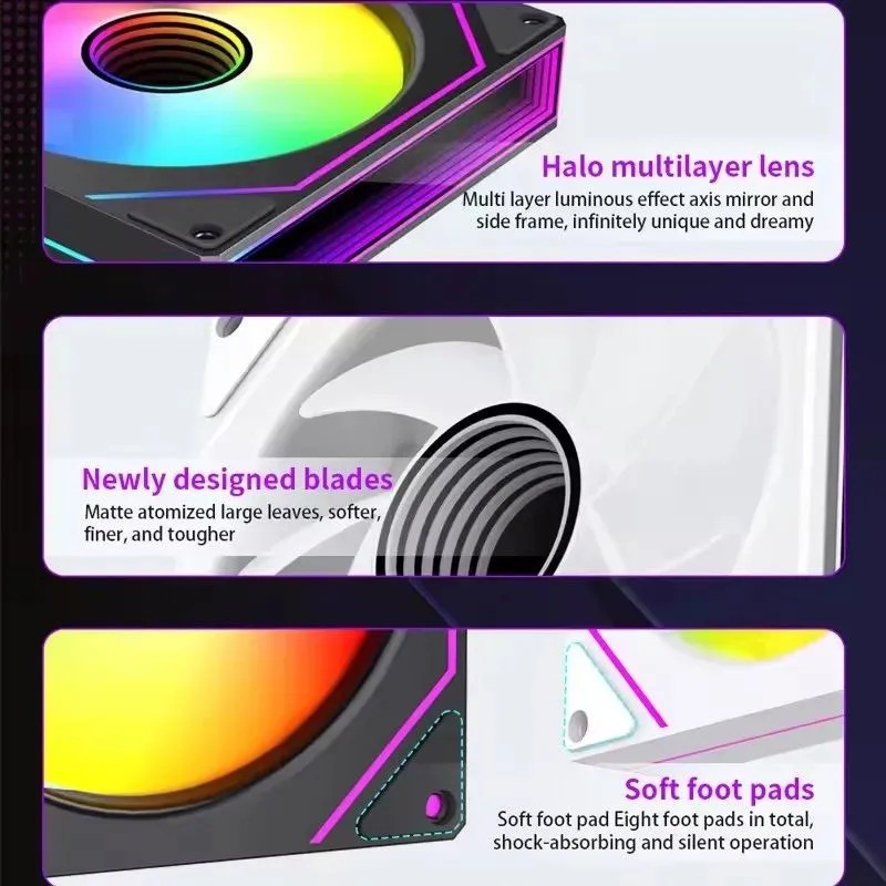 LDPCSJ Prism 7 PRO ARGB PCケースフ - Argb Case Fan のレビューと価格