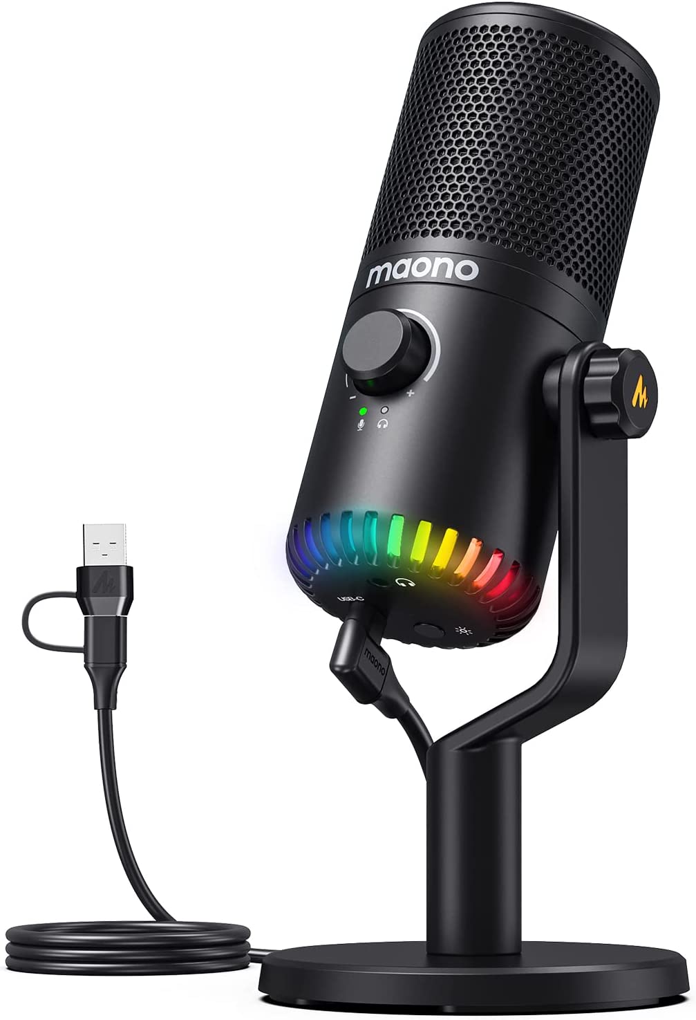 Maono DM30 ゲーミングマイク RGBライト付き U - Pc Gaming Rgb のレビューと価格