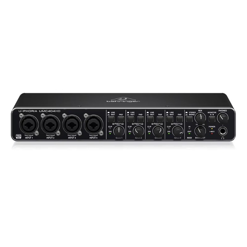 2026年製 ベリンガー UMC404HD サウンドカード  - Sound Card Usb のレビューと価格