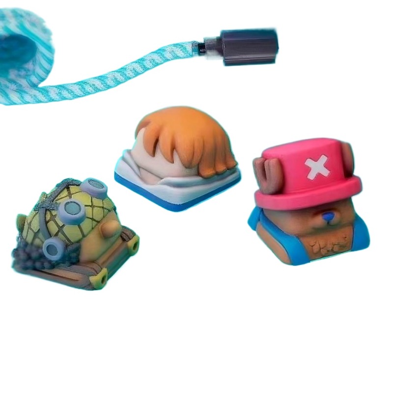 ワンピース チョッパー ナミ アニメ 漫画 かわいい 3D  - Custom Keycaps のレビューと価格
