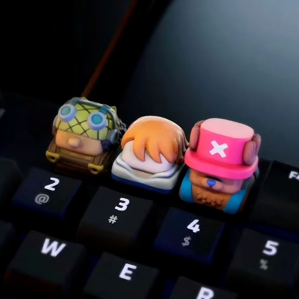 ワンピース チョッパー ナミ アニメ 漫画 かわいい 3D  - Custom Keycaps のレビューと価格