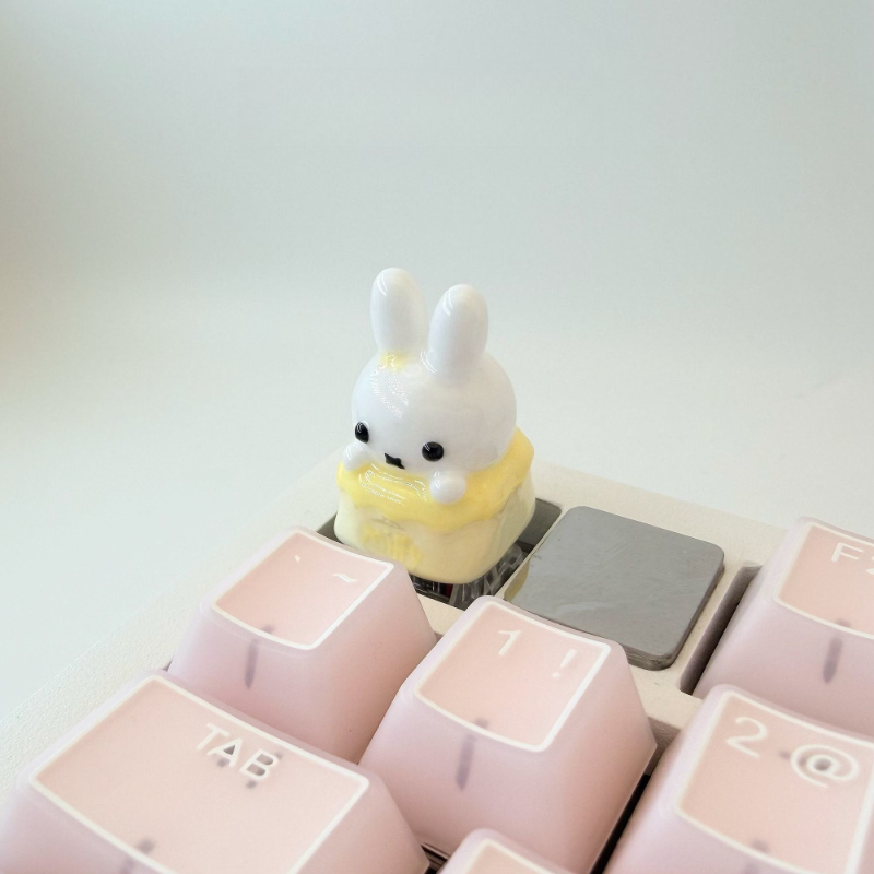 ミッフィーかわいいアニメ漫画ウサギキーキャップ女の子個性創造 - Custom Keycaps のレビューと価格