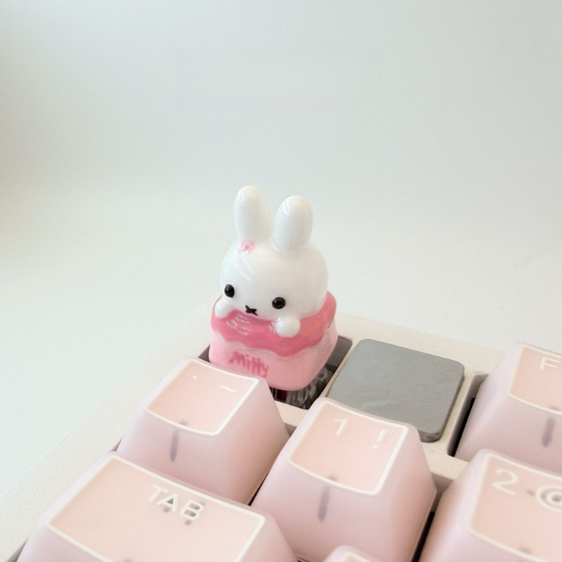 ミッフィーかわいいアニメ漫画ウサギキーキャップ女の子個性創造 - Custom Keycaps のレビューと価格