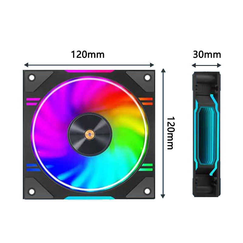 UPSIREN D30 120X120X30mm コンピュー - Argb Case Fan のレビューと価格