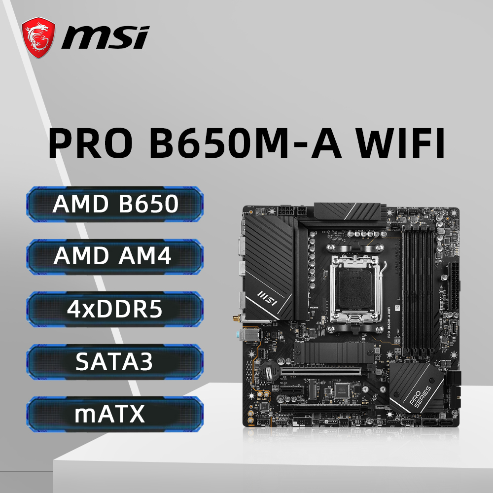 MSI PRO B650M-A WIFI マザーボード AM - Pc Gaming Intel Core I5 のレビューと価格