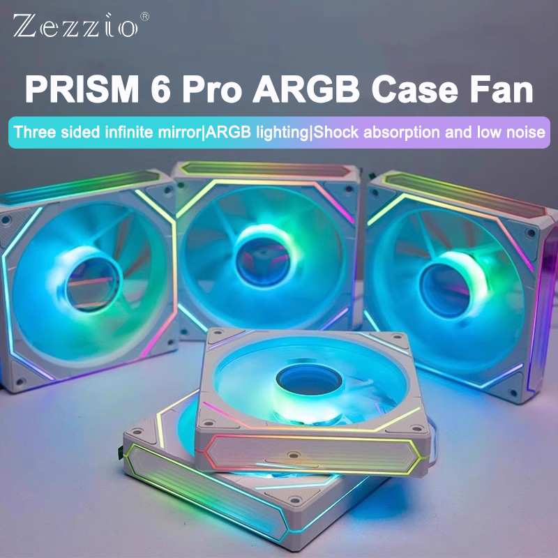 ZEZZIO PRISM 6 PRO 120mm ARGB  - Argb Case Fan のレビューと価格