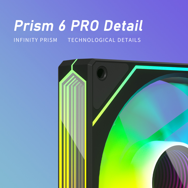 ZEZZIO PRISM 6 PRO 120mm ARGB  - Argb Case Fan のレビューと価格