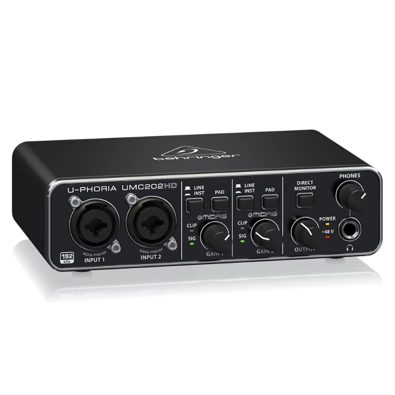 2026年 ベリンガー U-Phoria UMC202HD  - Sound Card Usb のレビューと価格