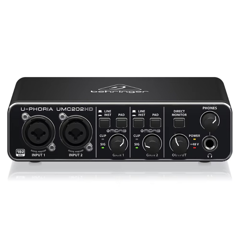 2026年 ベリンガー U-Phoria UMC202HD  - Sound Card Usb のレビューと価格