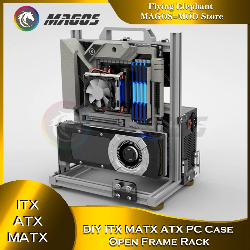 創造的なゲーマーコンピュータケース,PC用のオープンフレーム - Pc Gaming Center のレビューと価格